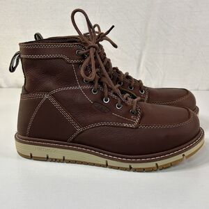 Keen Utility 6” San Jose Alloy Toe 90 Degree Brown Leather Work Boots Women 8W